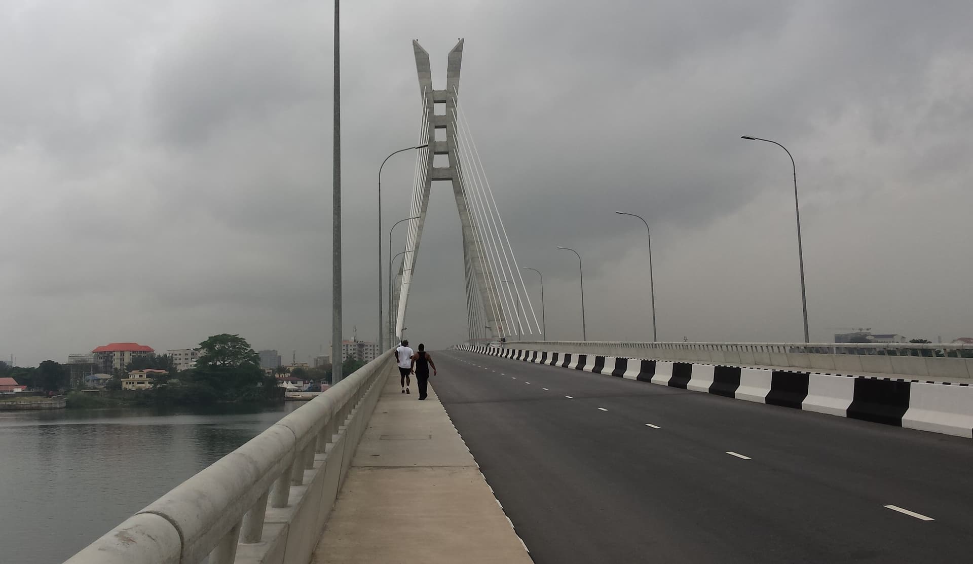 The Lekki-Ikoyi Link Bridge in Lagos, near the Lekki data-centre corridor